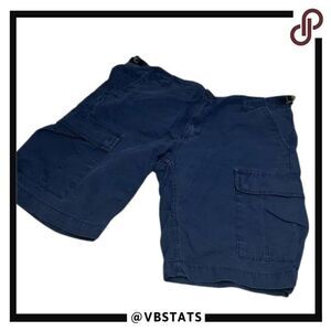 Carhartt WIP Navy Blue‎ Cargo Shorts in Size 34W x 9.5IS